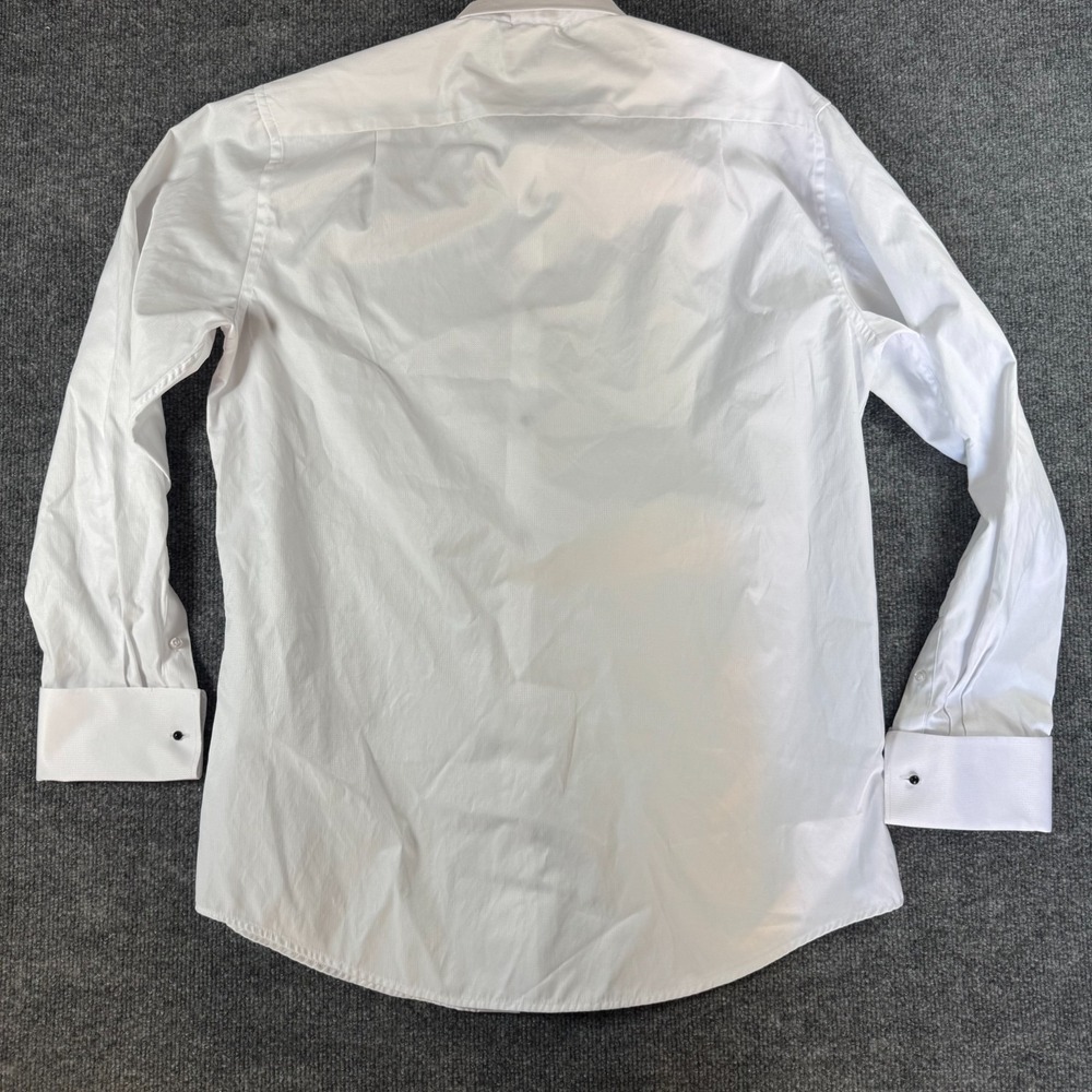 Giorgio Fiorelli White Dress Shirt (Classic tux-shirt). 16.5, 34/35. NEW - Picture 9 of 10